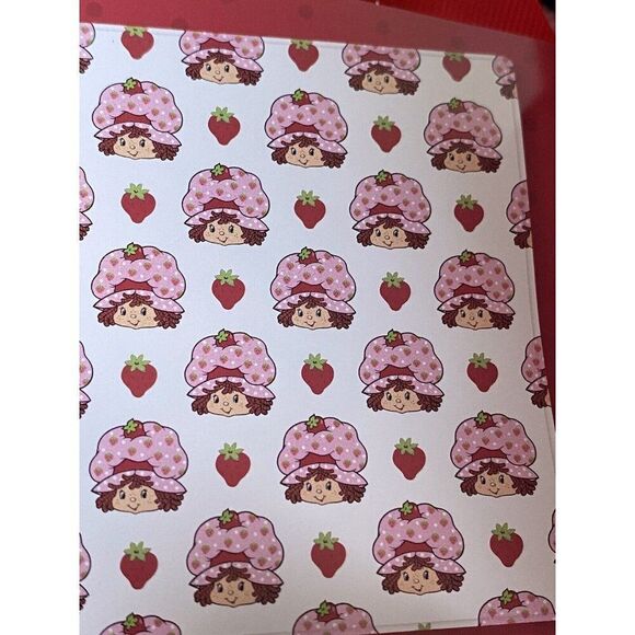 Strawberry Shortcake 60 X 70” Soft Plush Soft Throw Blanket Pink Red Face NEW - Picture 6 of 14